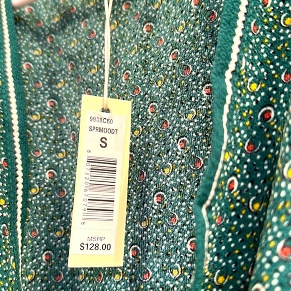 NWT Women’s Max Studio Crepe Long Sleeve Smocked Cuff Wrap Midi Dress Size S - Picture 9 of 11